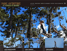 Tablet Screenshot of parc-aventure-st-georges.com
